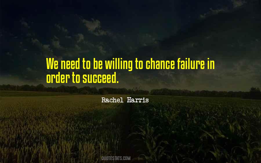 Order To Succeed Quotes #125633