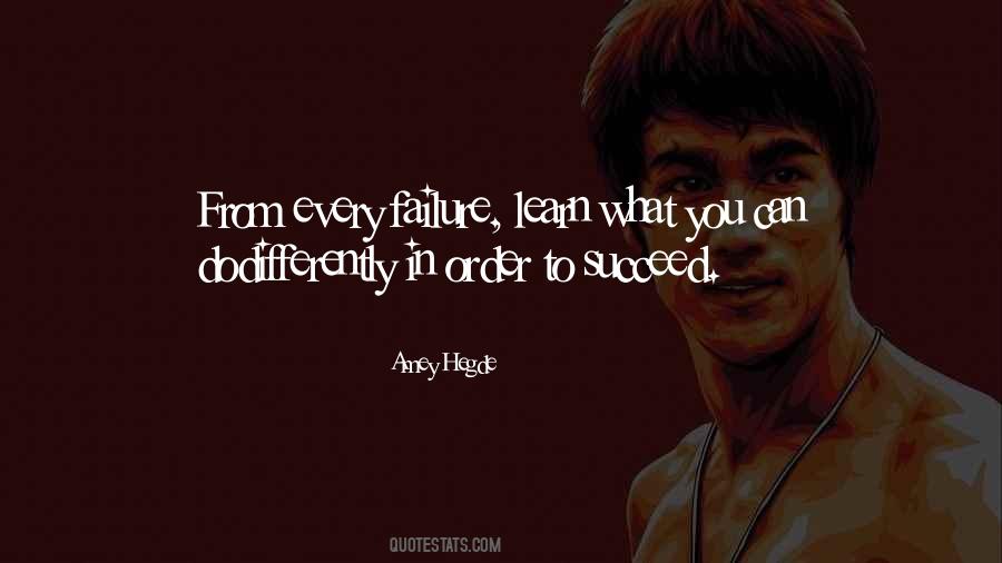 Order To Succeed Quotes #1476518