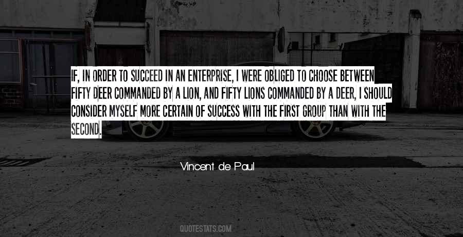Order To Succeed Quotes #154014