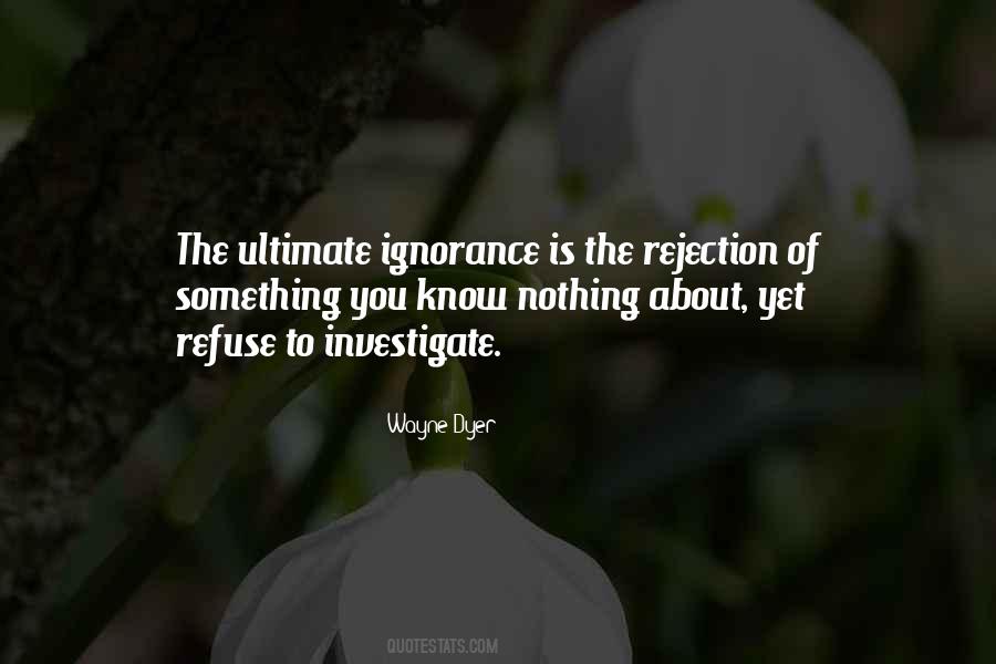 Quotes About Rejection #1300651