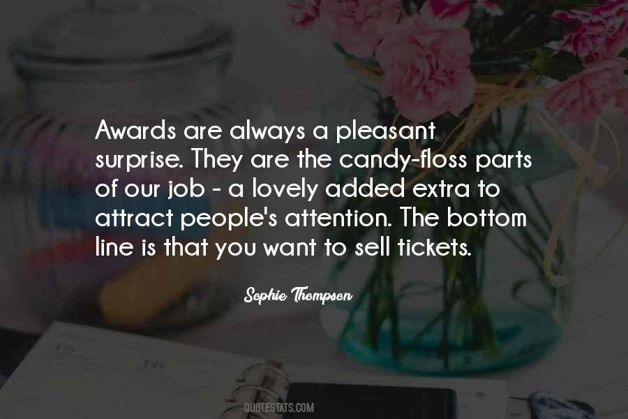 Quotes About Awards #1250673