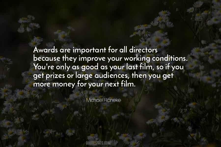 Quotes About Awards #1277099