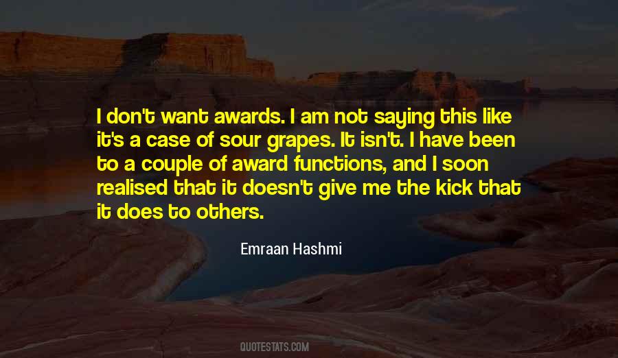 Quotes About Awards #1345246