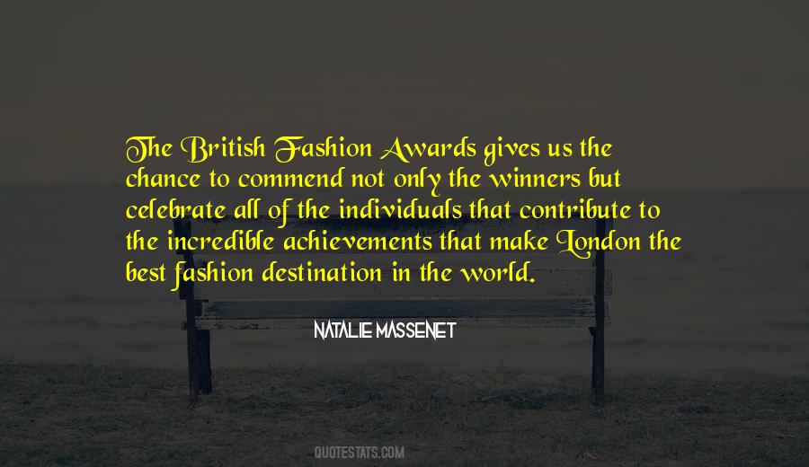 Quotes About Awards #967810