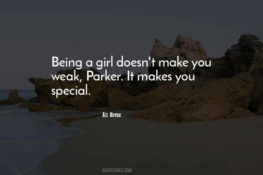 Quotes About Being A Girl #63705