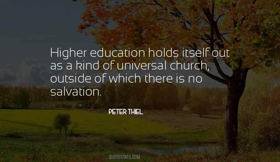 Quotes About A Higher Education #225435