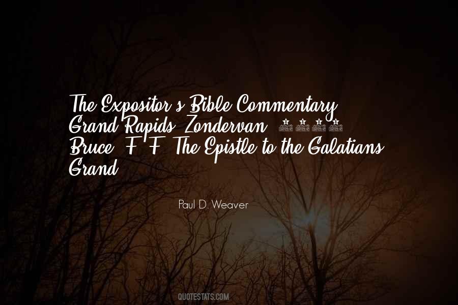 Bible Commentary Quotes #608509