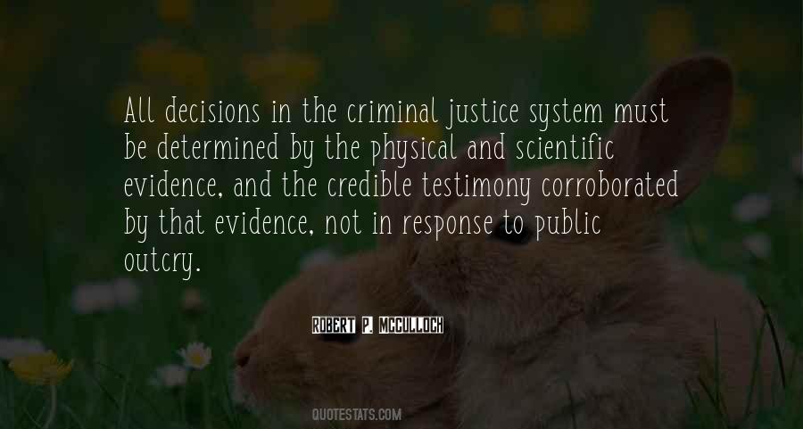 Quotes About Criminal Evidence #1846396