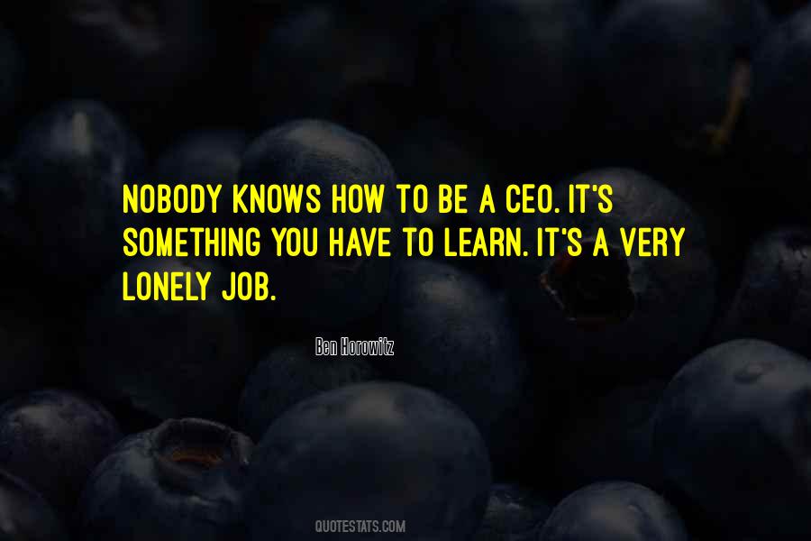 Quotes About Nobody Knows #1402203