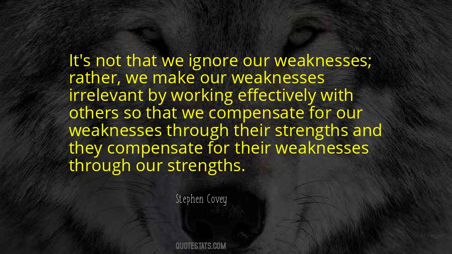 Quotes About Strengths And Weaknesses #253782