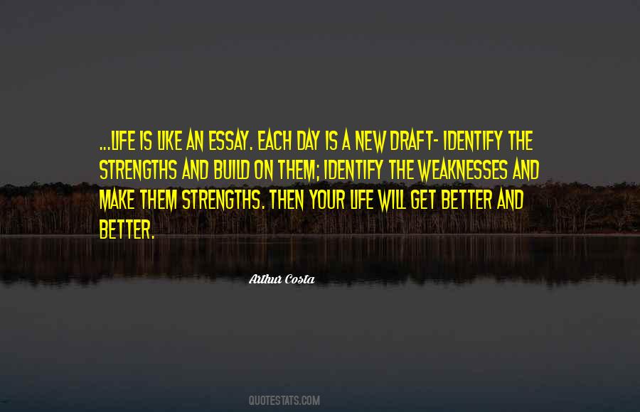 Quotes About Strengths And Weaknesses #431894