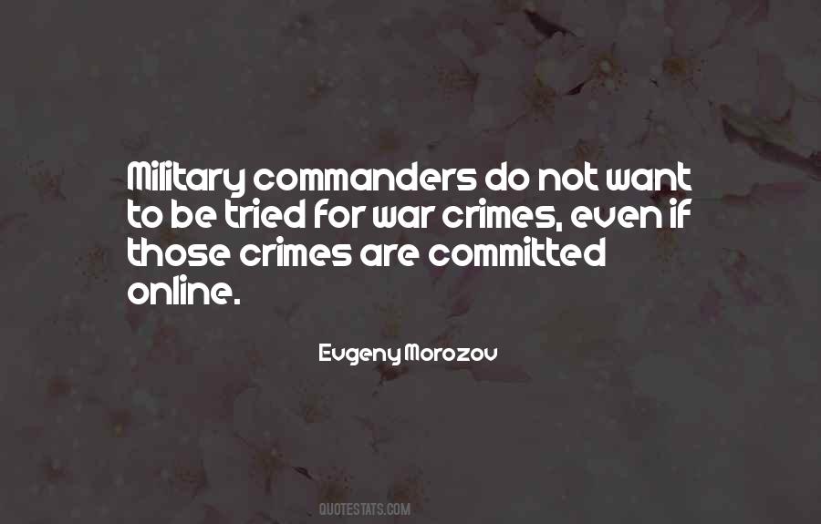 Quotes About Commanders #1134021