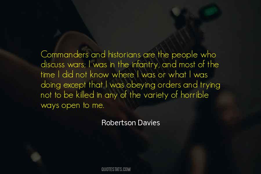 Quotes About Commanders #1181048