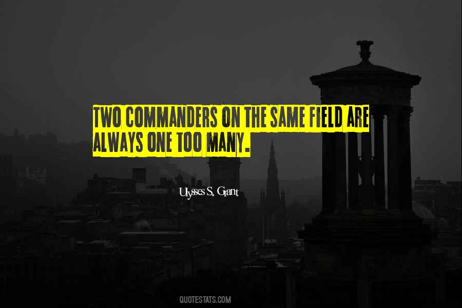 Quotes About Commanders #1501400