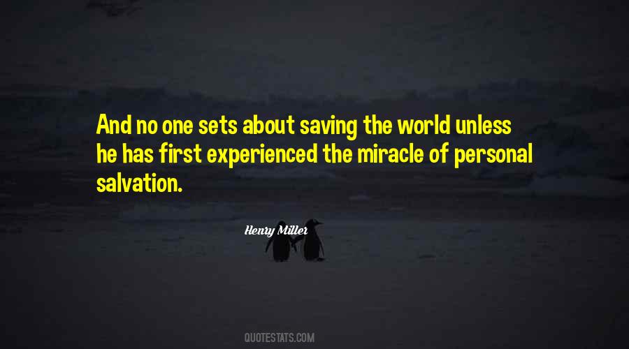 Quotes About Saving The World #905486