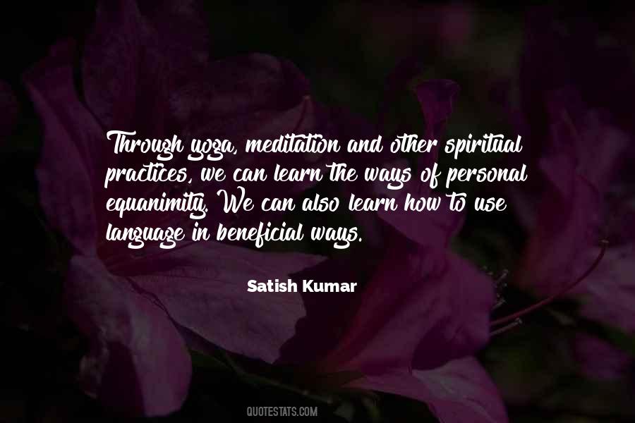 Quotes About Meditation And Yoga #1557215