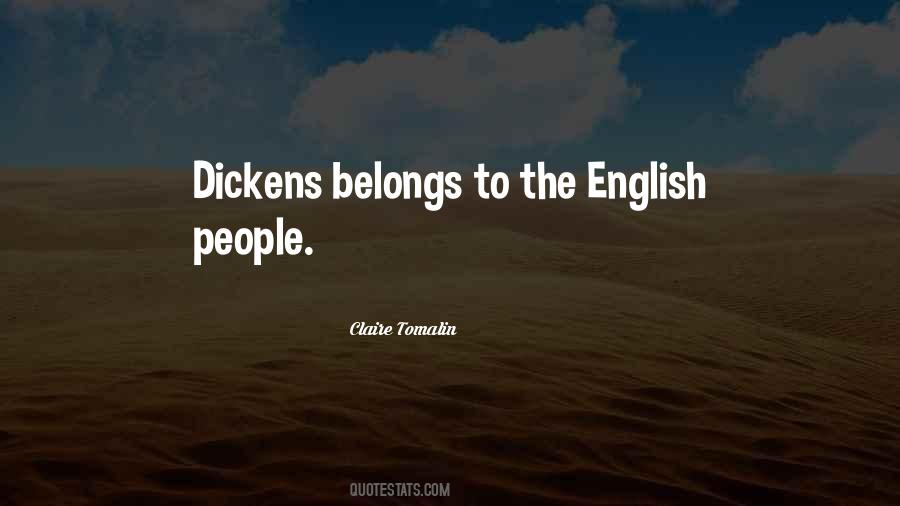 Quotes About Dickens #1254207