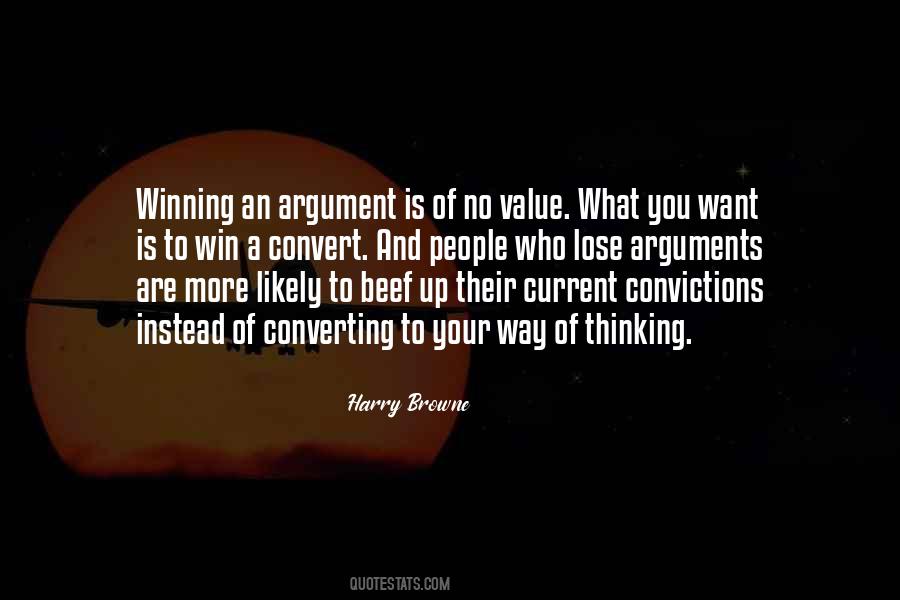 Quotes About Winning An Argument #811878