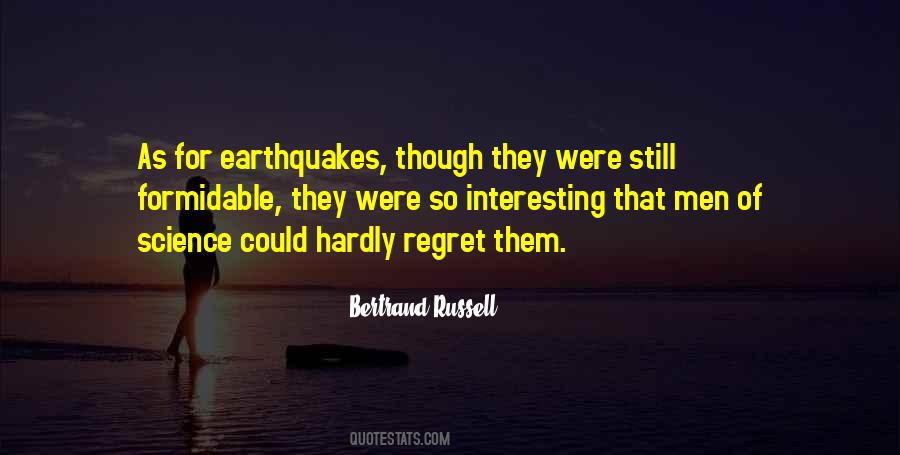 Quotes About Earthquakes #84255