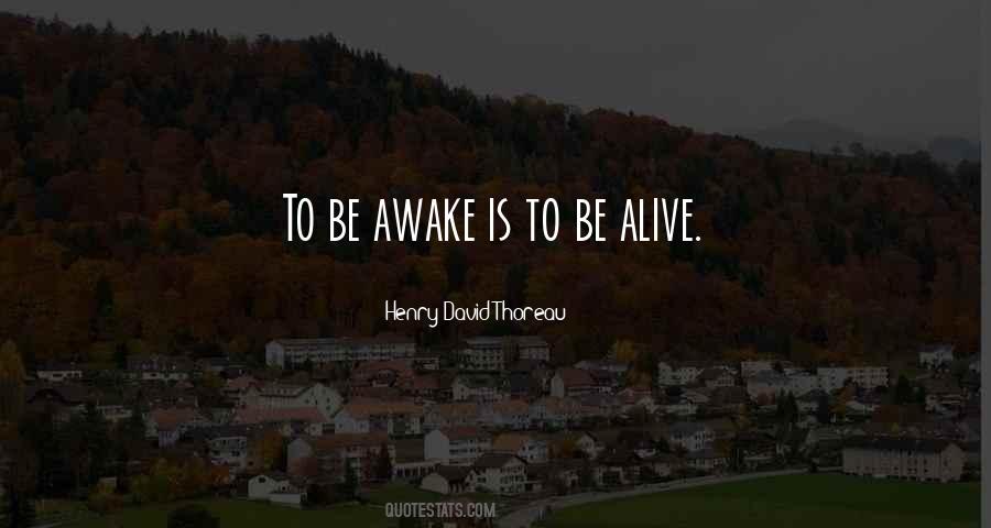 Quotes About Awake #1698295