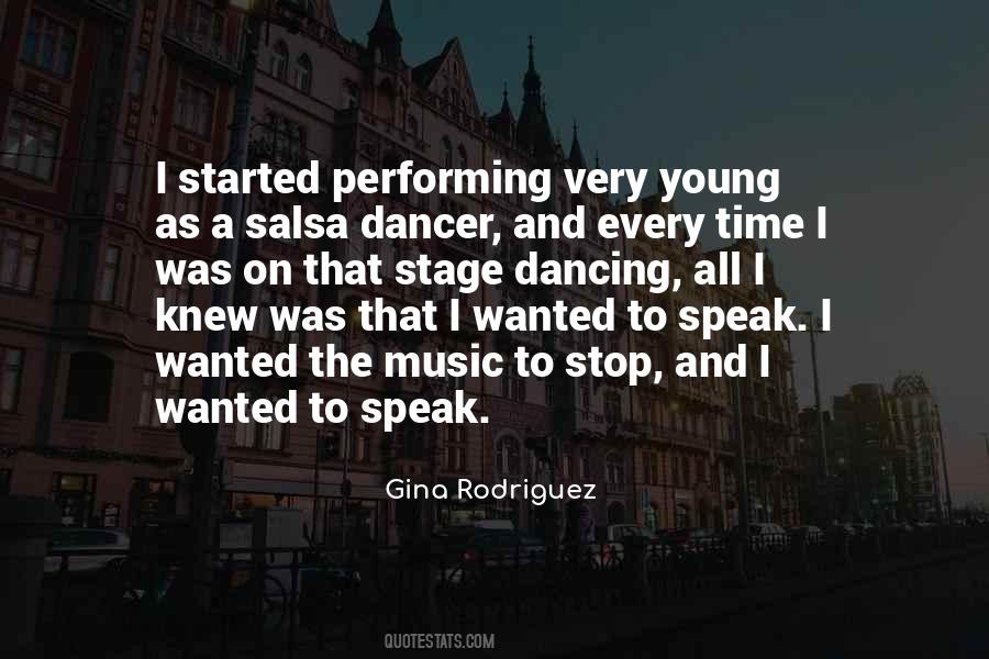 Quotes About Performing Music #419234