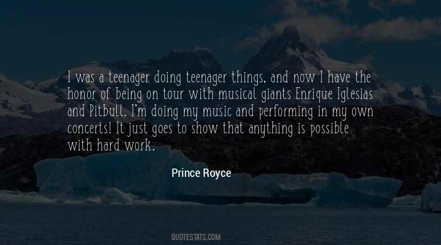 Quotes About Performing Music #703456