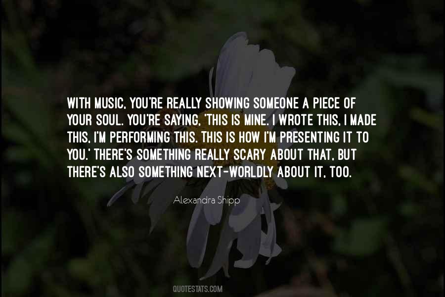 Quotes About Performing Music #851382