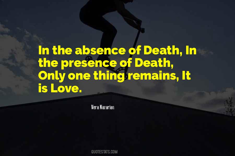 Absence In Love Quotes #1410508