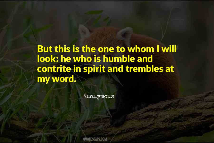 Humble Spirit Quotes #698157