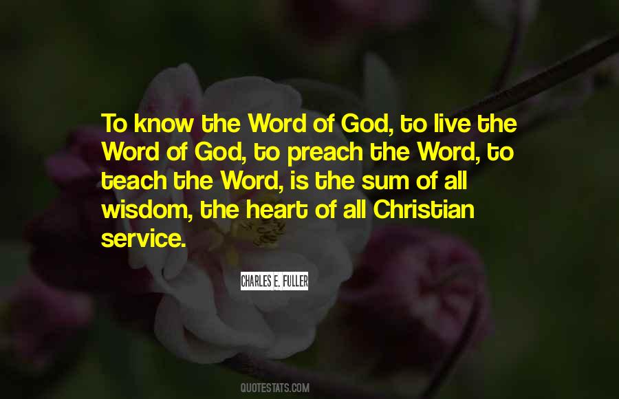 Quotes About Christian Service #1494266