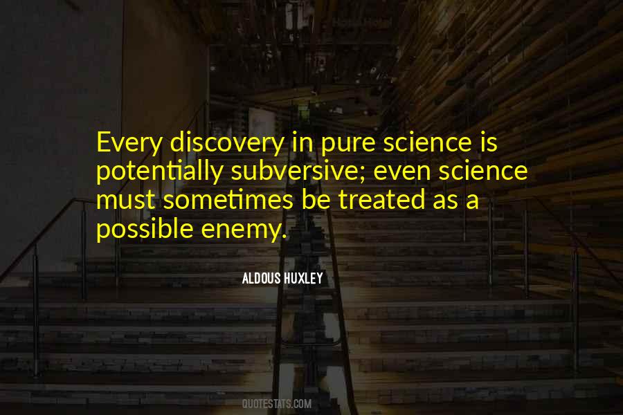 Pure Science Quotes #1088261