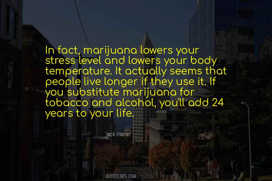 Marijuana Use Quotes #645262
