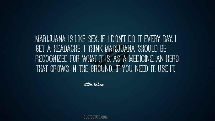 Marijuana Use Quotes #665019