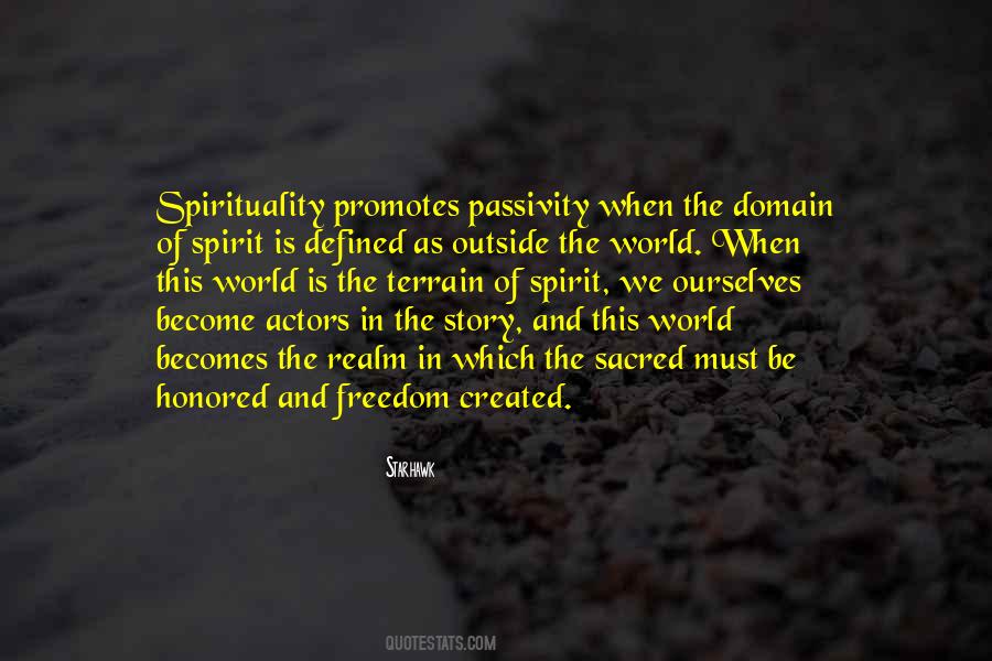 Quotes About The Spirit Realm #1215953