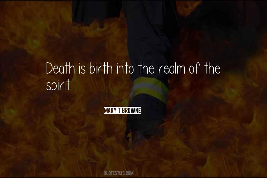Quotes About The Spirit Realm #1257098