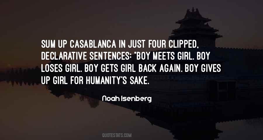 Quotes About Casablanca #1282243