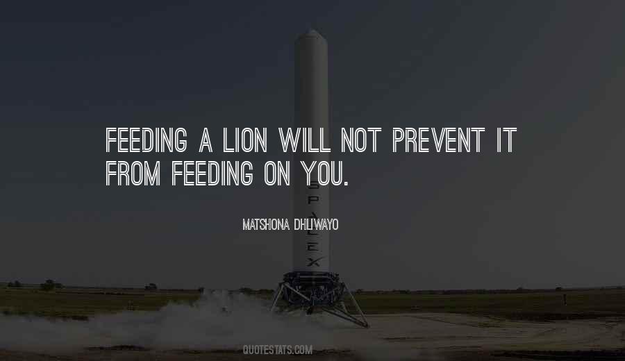 Quotes About Feeding #1198347