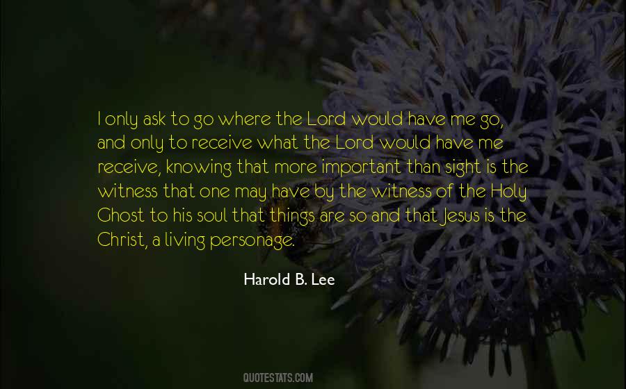 Quotes About Holy Living #85719