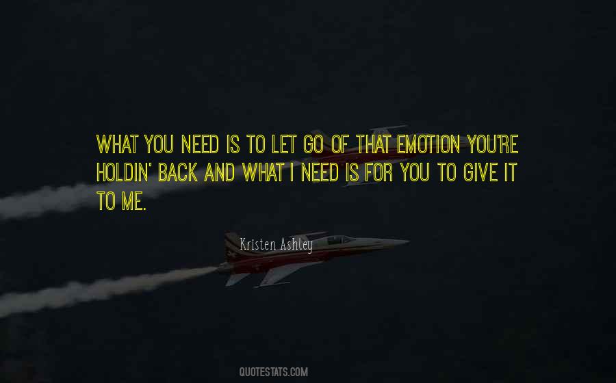 Emotion You Quotes #119831