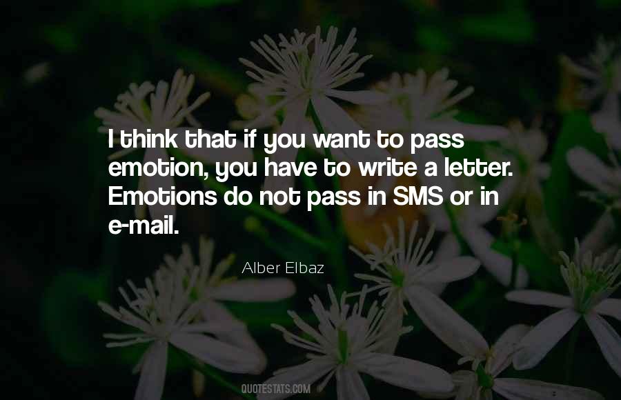 Emotion You Quotes #1418854