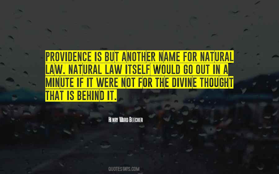 Quotes About Divine Providence #1199209