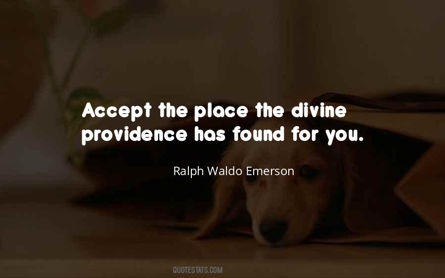 Quotes About Divine Providence #1417482