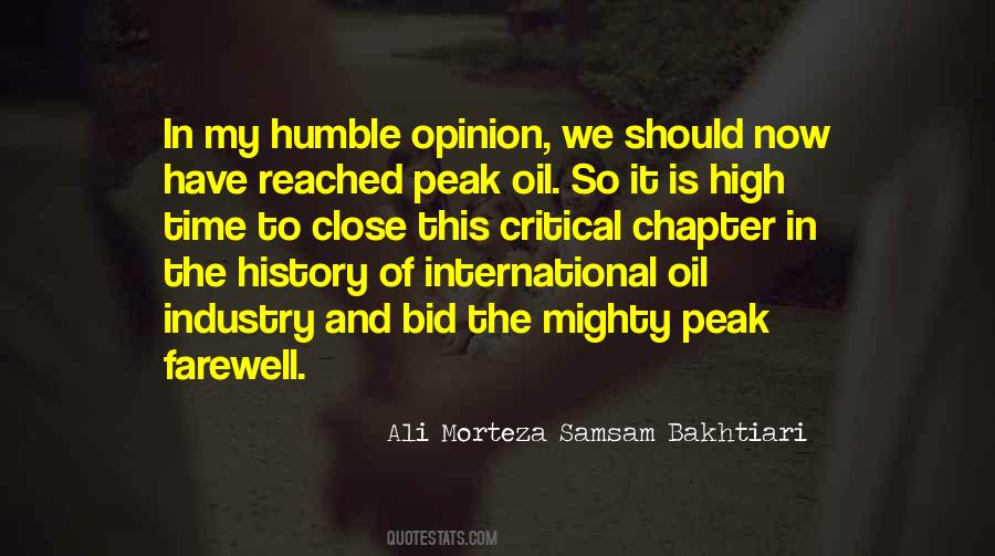 Quotes About Peak Oil #145222