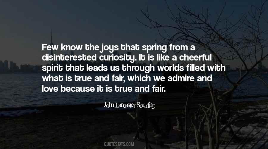 Quotes About Admire And Love #1289477