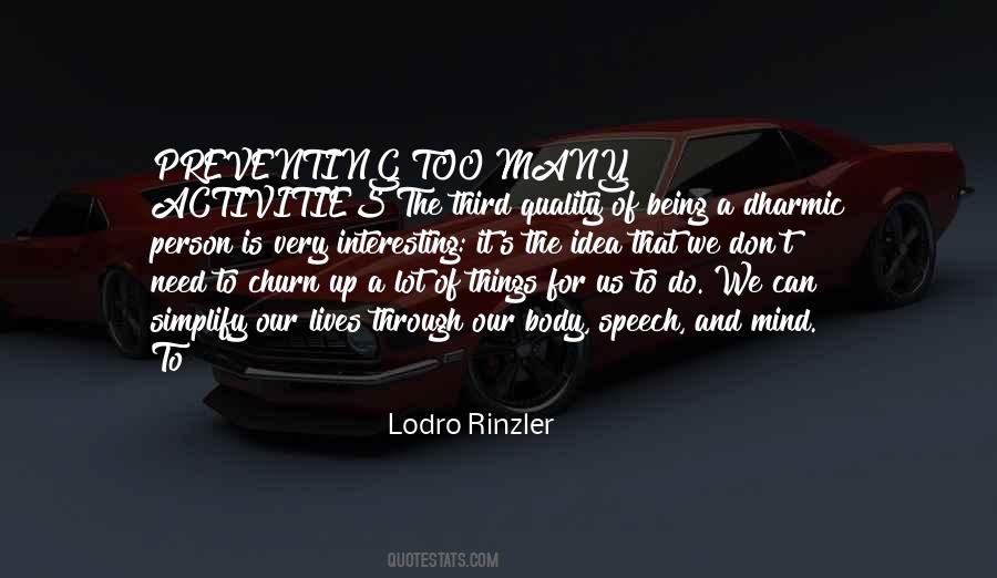 Activities That S Quotes #872125