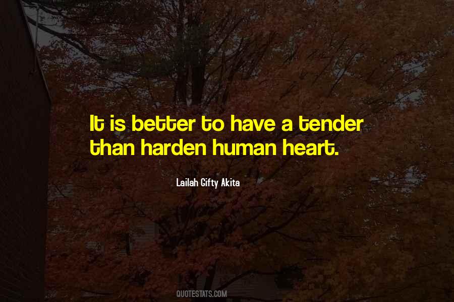 Self Tenderness Quotes #1199373