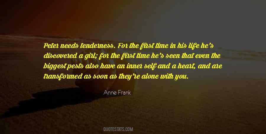 Self Tenderness Quotes #241955