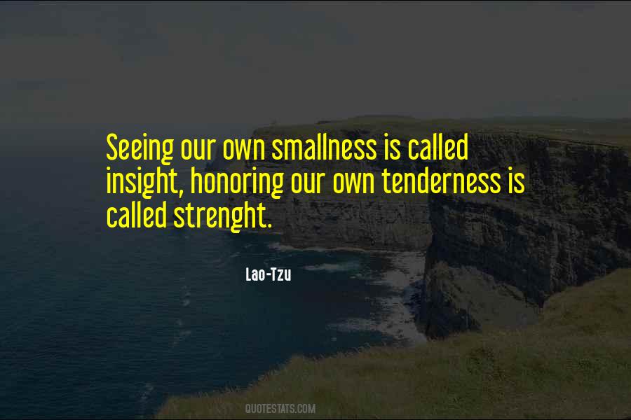 Self Tenderness Quotes #25673