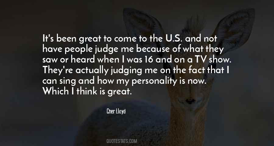 Quotes About Not Judging Me #685418