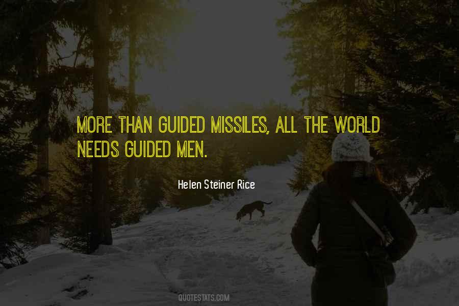 Quotes About Guided Missiles #384344